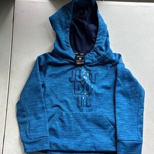 Nike Kids Heathered Blue Hoodie